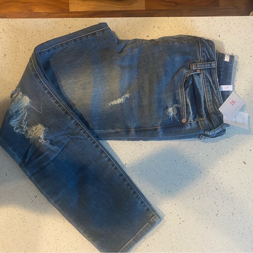 STS Cameron Ultra High Waist STS Blue Denim Straight Leg Jeans Size 31=Size 12